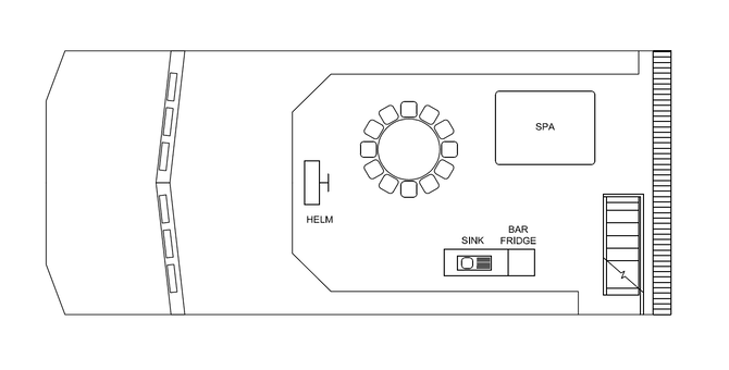 Moon Rise Upper Deck Floor Plan